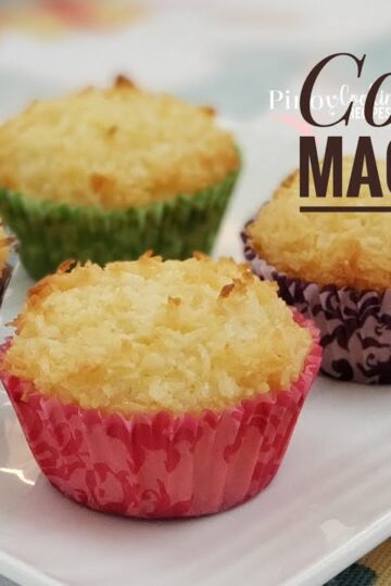 Filipino Coconut Macaroons | Soft and Moist | PinoyCookingRecipes