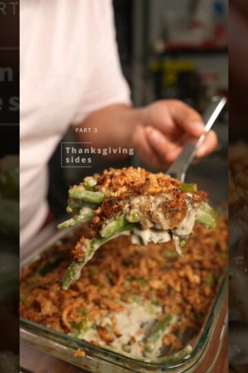 Green bean casserole. #thanksgiving  #sidedish #greenbeancasserole