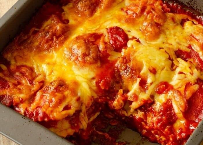 Easy 3 Ingredient Ravioli Bake (A.K.A. Lazy Lasagna)