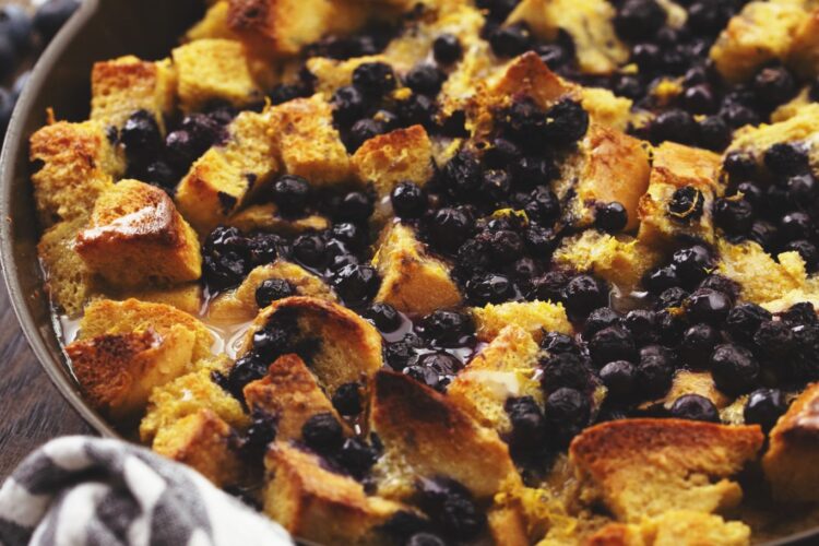 Blueberry Lemon French Toast Casserole with Video