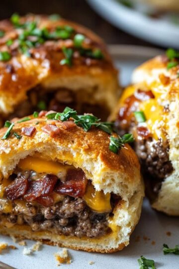 Bacon Cheeseburger Bombs