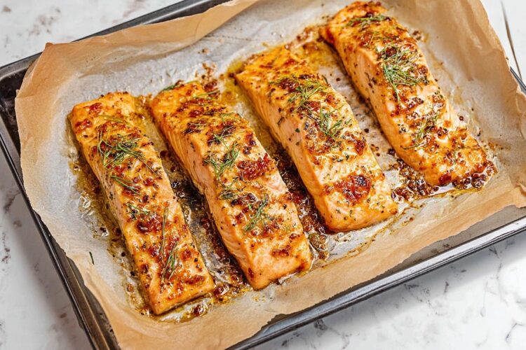 Baked Dijon Salmon - Insanely Good