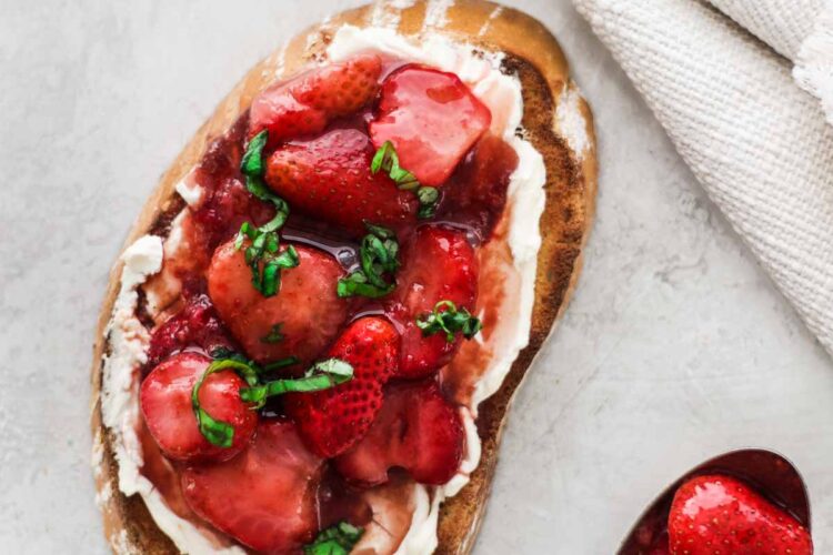 Strawberry Balsamic Toast