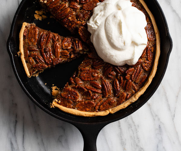 Apple Brandy Candied Pecan Pie