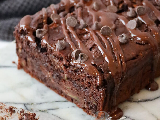 Chocolate Courgette Loaf Cake! - Jane's Patisserie