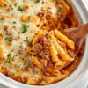 Crock Pot Baked Ziti