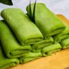 Dadar Gulung: Rolled Pancake With Coconut And Palm Sugar