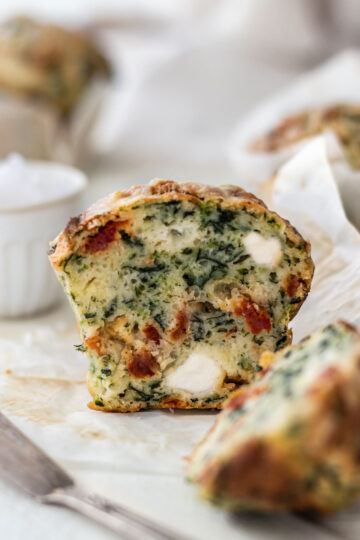 Spinach and Feta Muffins