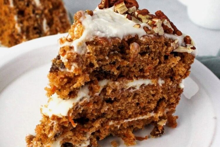 The BEST Homemade Carrot Cake Recipe {Super Moist Cake!}