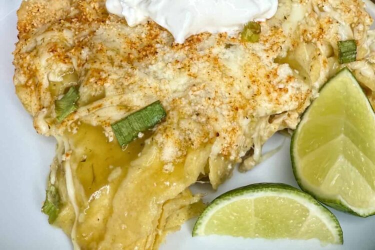 Elote Chicken Enchiladas - Melissa Jo Real Recipes
