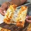 Roasted Garlic Cheesy Bread - Toni's Recipes