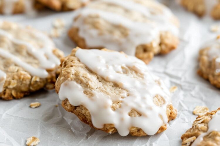 Iced Oatmeal Cookies