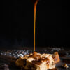 Chocolate Pecan Supreme Brookie with Kahlua Caramel Sauce