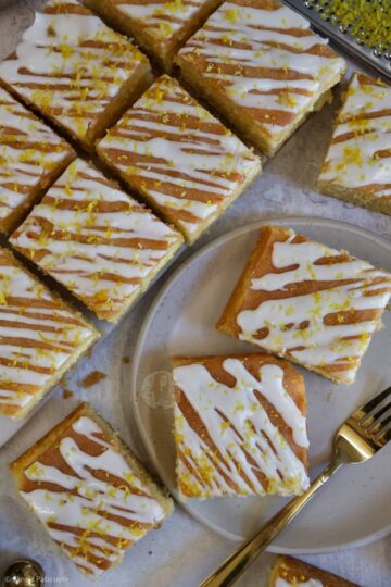 Lemon Drizzle Traybake! - Jane's Patisserie