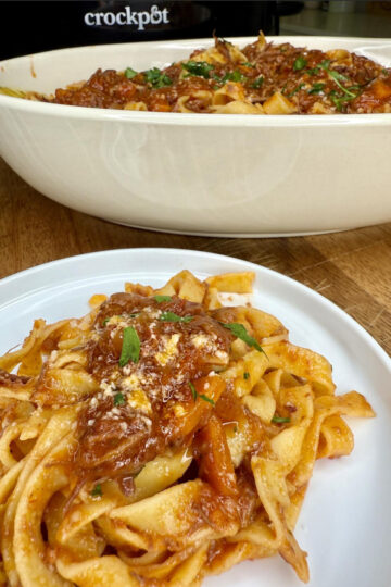 Poor Mans Crock-Pot Ragu - Melissa Jo Real Recipes