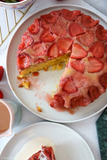 Strawberry Upside Down Cake Recipe