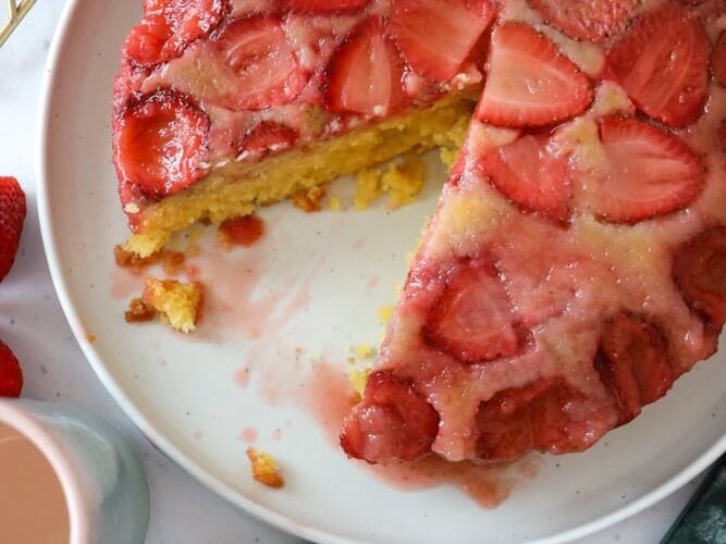 Strawberry Upside Down Cake Recipe