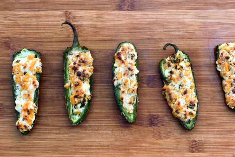 Three Cheese Jalapeno Poppers - Aunt Bee's Recipes