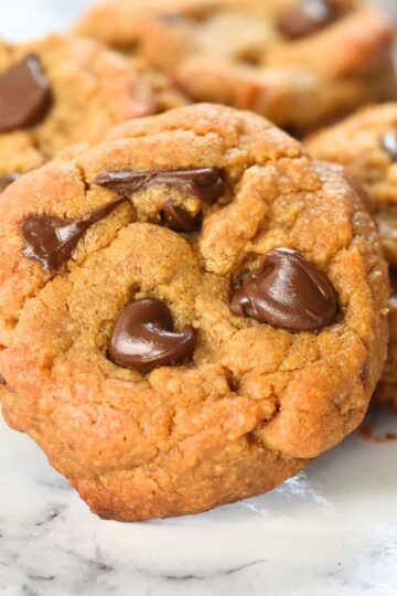 4 ingredients peanut butter cookies (flourless)