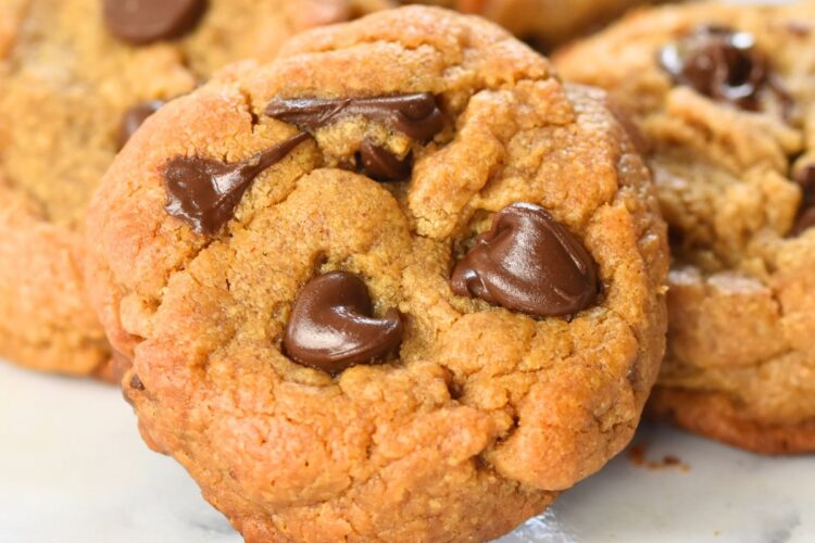 4 ingredients peanut butter cookies (flourless)