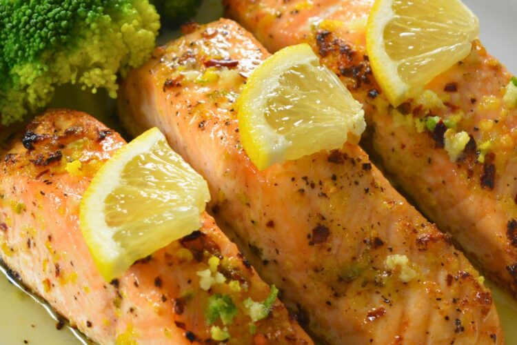 BEST Baked Spicy Citrus Salmon