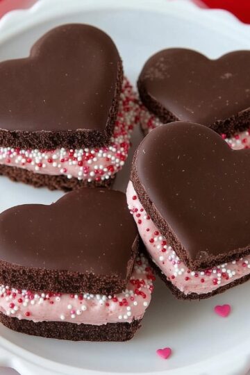 Valentine’s Day Sandwich Cookies
