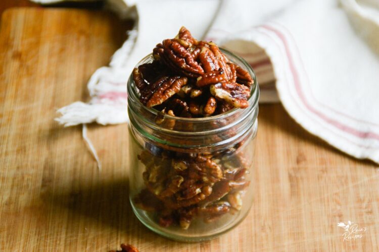 Easy Honey Candied Pecans (paleo, GAPS)