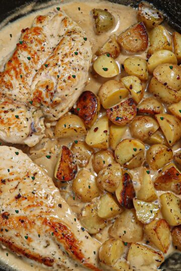 One Pot Dijon Chicken and Potatoes
