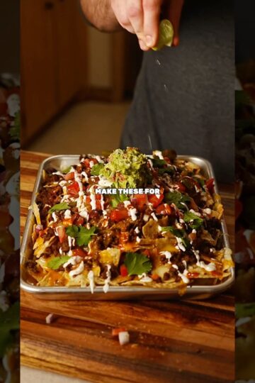 Loaded Nachos for the Super Bowl 🔥