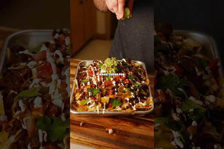 Loaded Nachos for the Super Bowl 🔥