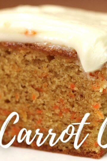 Carrot Cake Recipe -  Chef Tips