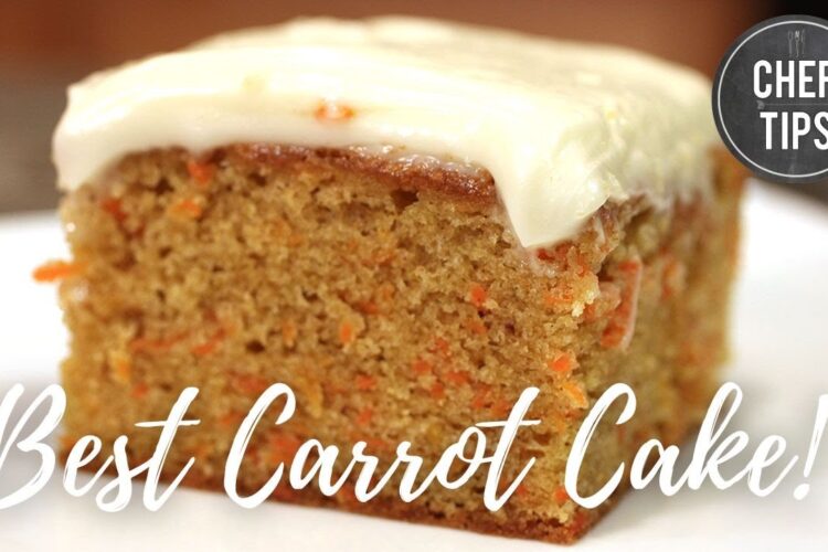 Carrot Cake Recipe -  Chef Tips