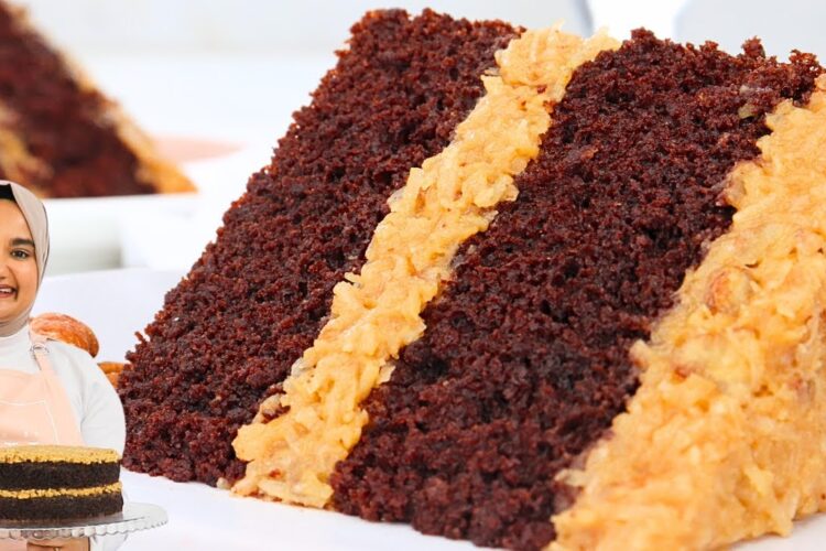 If you've never tried GERMAN CHOCOLATE CAKE before, you have to make it now!