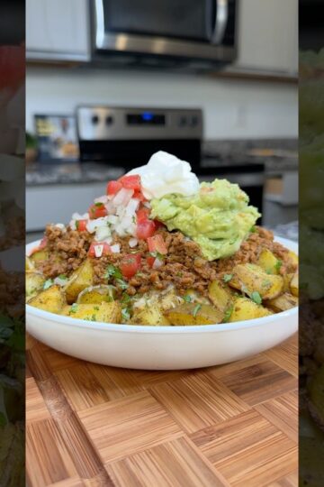 Ground Turkey Potato Bowls #recipe