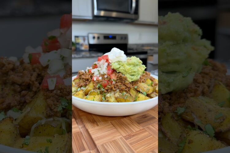 Ground Turkey Potato Bowls #recipe