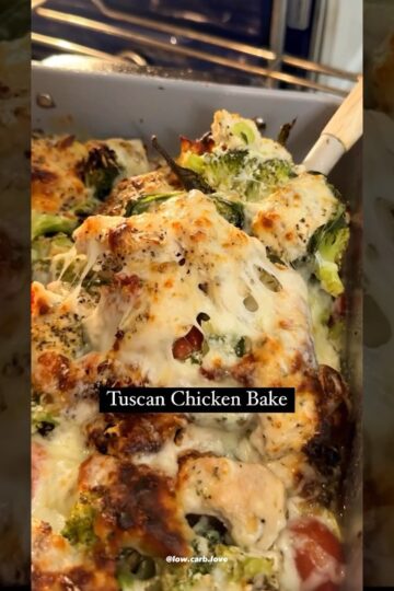 Tuscan Chicken Bake 🥰 (Low Carb + High Protein!) #ChosenPartner
