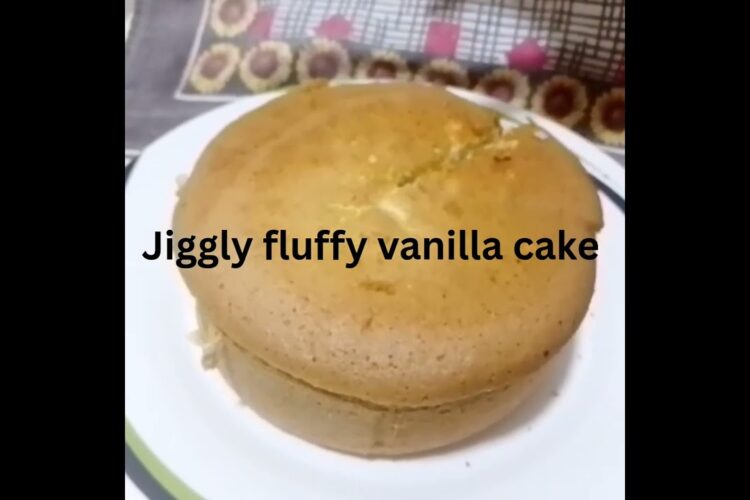 Make a Super Fluffy Vanilla Cake without oven Home#VanillaCake#JigglyCake#FluffyCake#2EggsCake#Easy