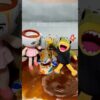 Coffee poured over birthday cake☕️🎂🦈🐸  #Plush #Italianbrainrot #Annaanimation