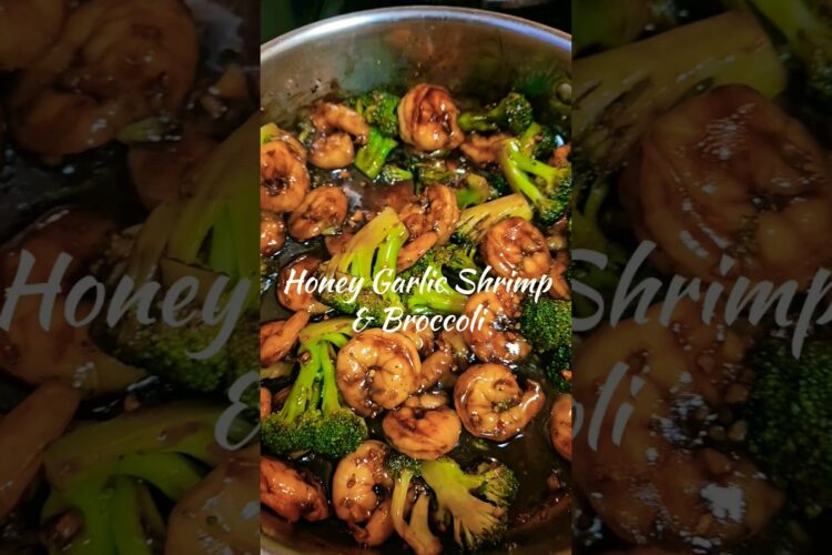 Easy Shrimp and Broccoli✨️ #shorts #shrimprecipes #dinnerideas