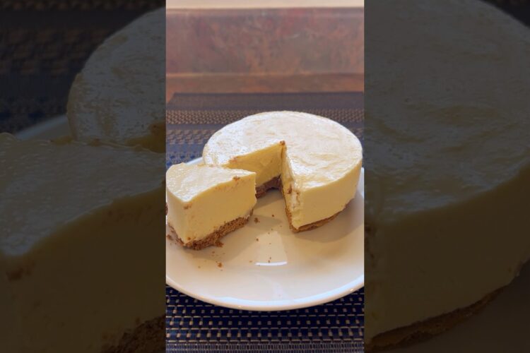 Creamy Vanilla Cheesecake No Bake #recipe