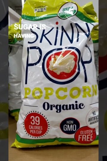 Popcorn:  Healthy or not?  Eating Popcorn without Spiking Your Blood Sugar #shorts