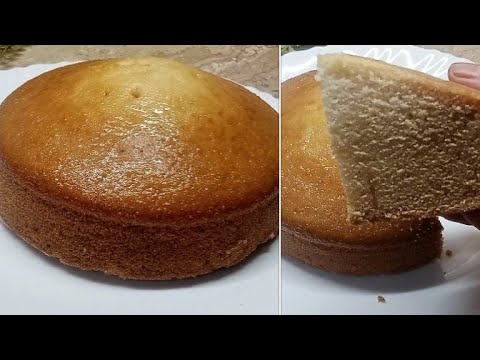 How To Make Homemade Eggless Cake Without Oven | Raheela Imran
