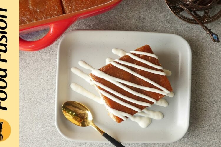 Tres leches cake / Milk Cake Turkish Style  Recipe By Food Fusion