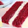 You won't believe this RED VELVET CAKE has NO EGGS! Super velvety & moist
