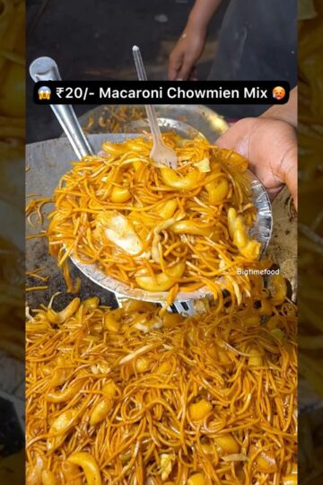😱 ₹20 Macaroni Chowmien Mix Haridwar🥵 #shorts #viralvideo #streetfood #shortvideo #youtubeshorts