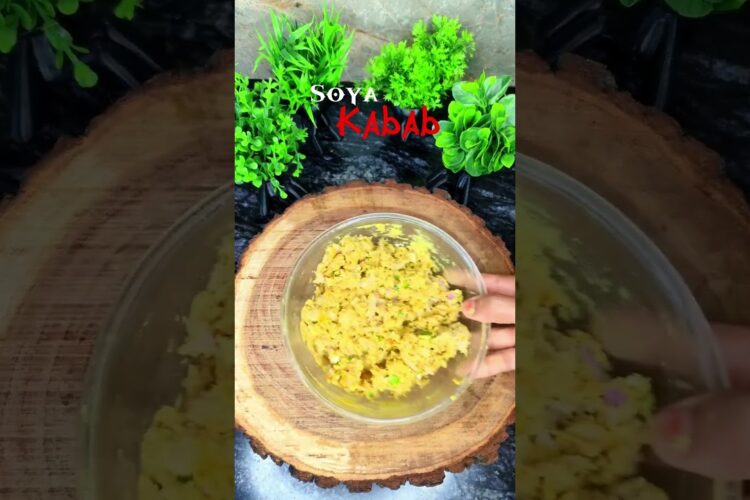 “High Protein Veg Soya Kabab in 1 Min 🔥 | Easy Snack Idea #shorts”