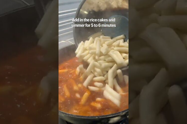 I made Tteokbokki because my husband was CRAVING 🔥