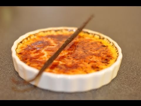 Recette de la crème brûlée à la vanille par HervéCuisine