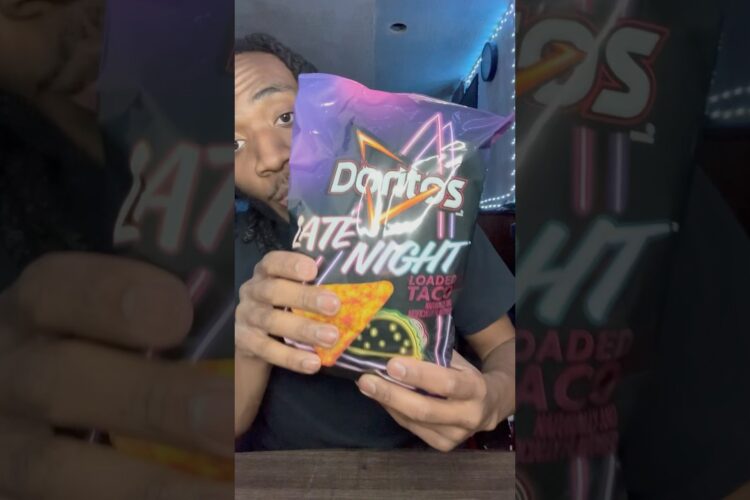 Doritos Late Night Loaded Taco Chips🌮 #food #foodreview #foodie #doritos #chips #snack