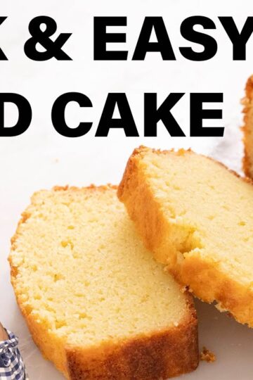 Amazing Pound Cake Recipe